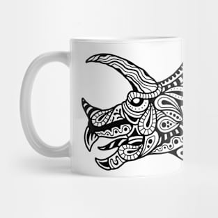 Abstract triceratops Mug